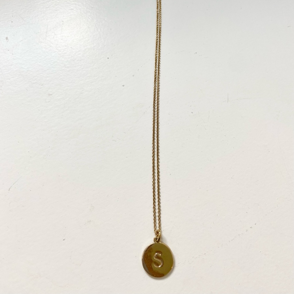 Kate Spade Letter “S” Necklace